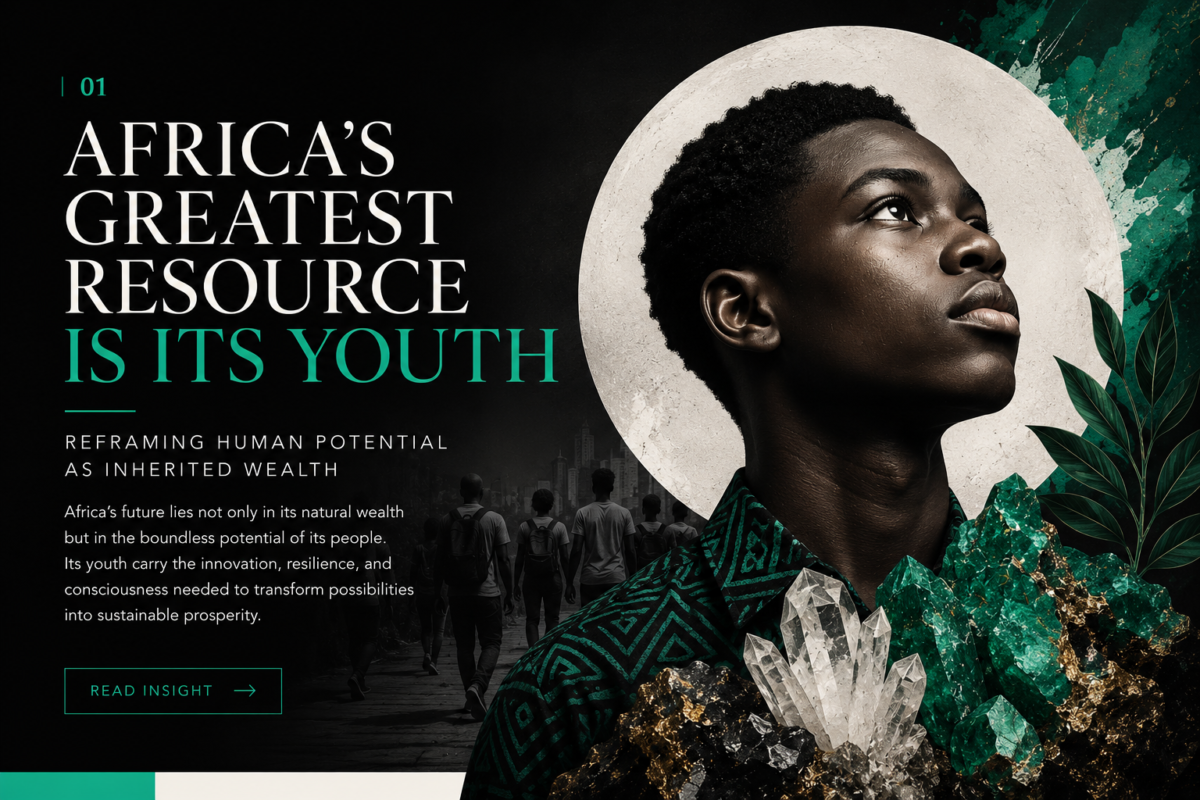 AFRICA’S GREATEST RESOURCE IS ITS YOUTH.